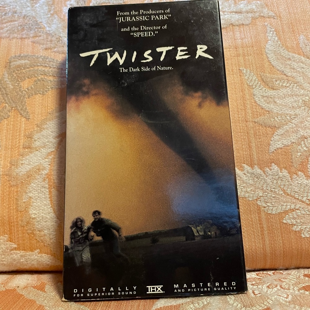 🌪️ Vintage Twister 1996 Warner Home Video Cassette VHS 🌪️